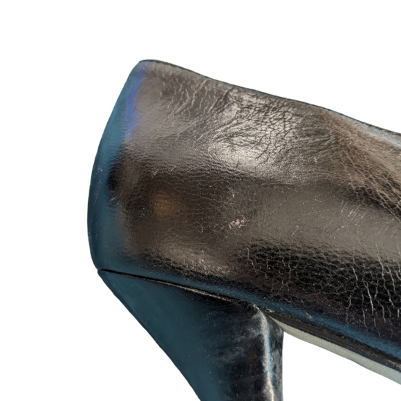 Nine West Leather Heeled Booties SZ 5.5 - Picture 9 of 11